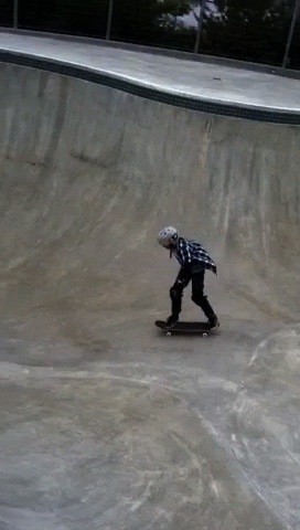 In the pool, Chelsea Piers Skatepark, Oct.23, 2011
